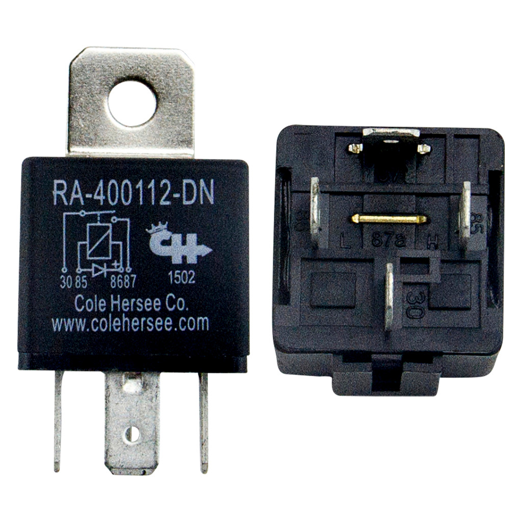 RA-400112-DN-BX) 12 VDC, Micro Relay - Hi-Line Inc.