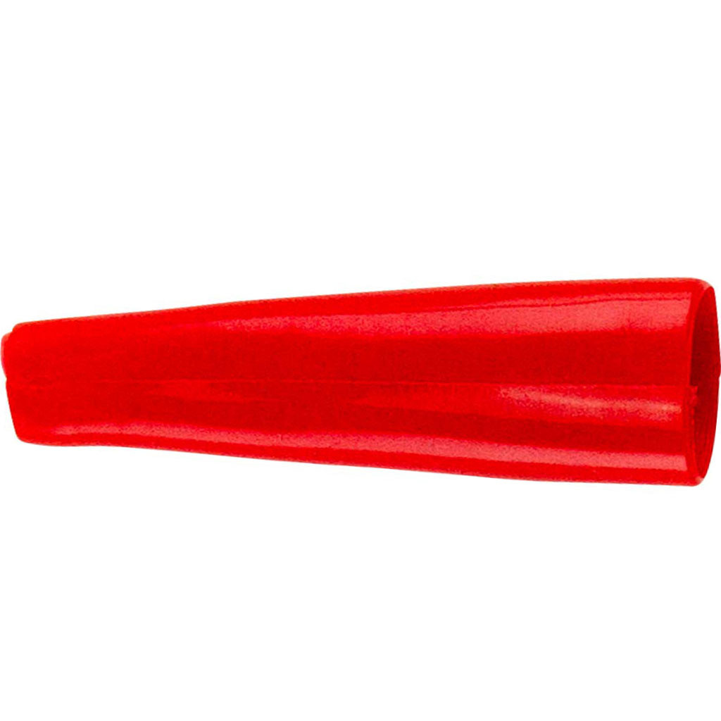 Red Alligator Clip Insulating Boot - Open Barrel - Hi-Line Inc.
