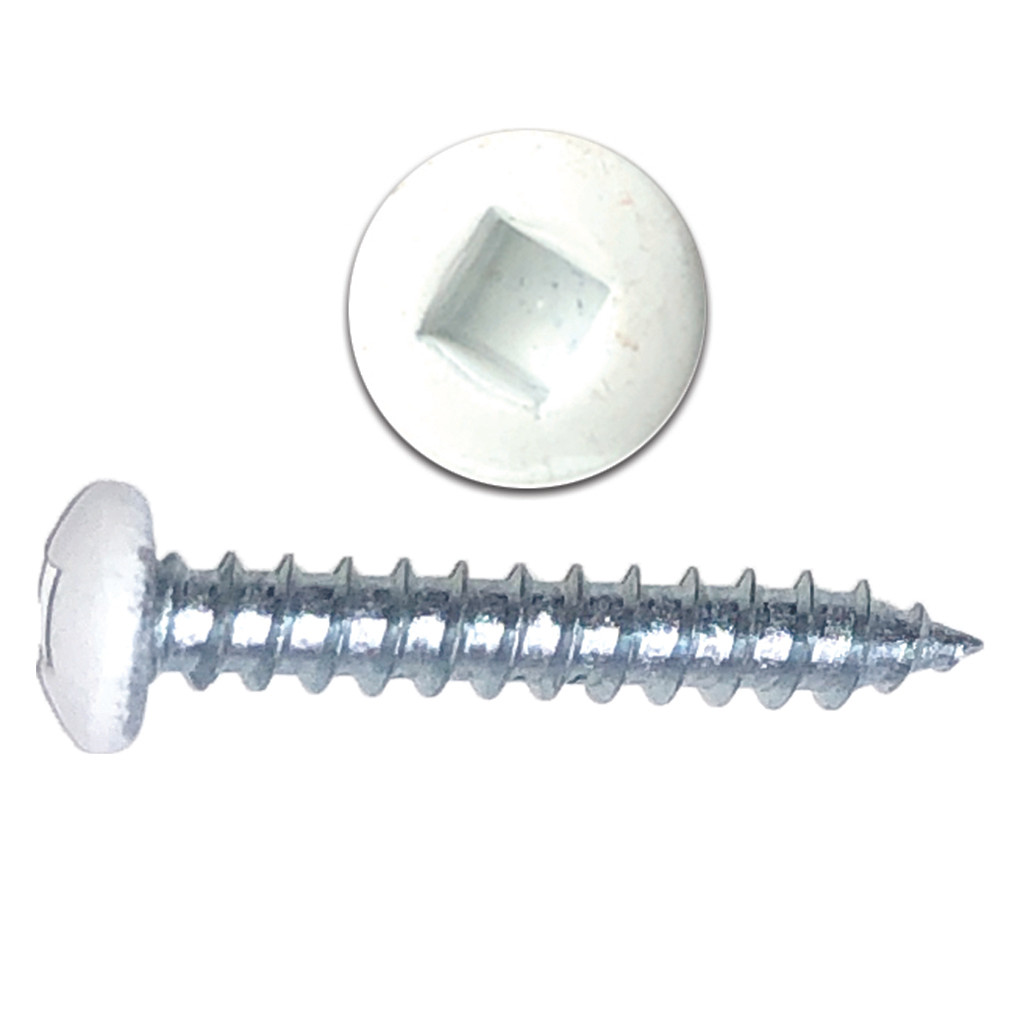 8 Pack #8 X 15 TPI 18-8 Stainless Steel Pan Head Sheet Metal Screws – Square Drive – Albany County Fasteners