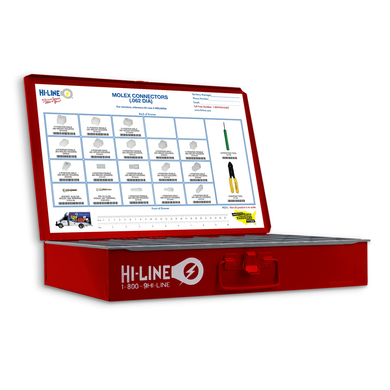 Molex Connectors (.062 Dia.) - Starter Assortment - Hi-Line Inc.