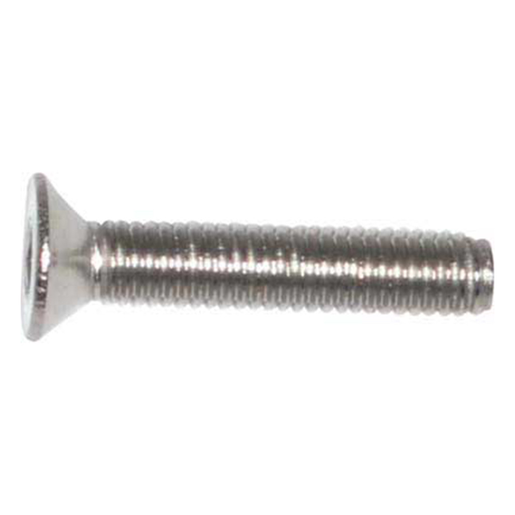 【koki A2 STAINLESS FLAT】 M5-.80 x 20 mm Flat Head Socket Cap Screw, A2 Stainless Steel - Hi
