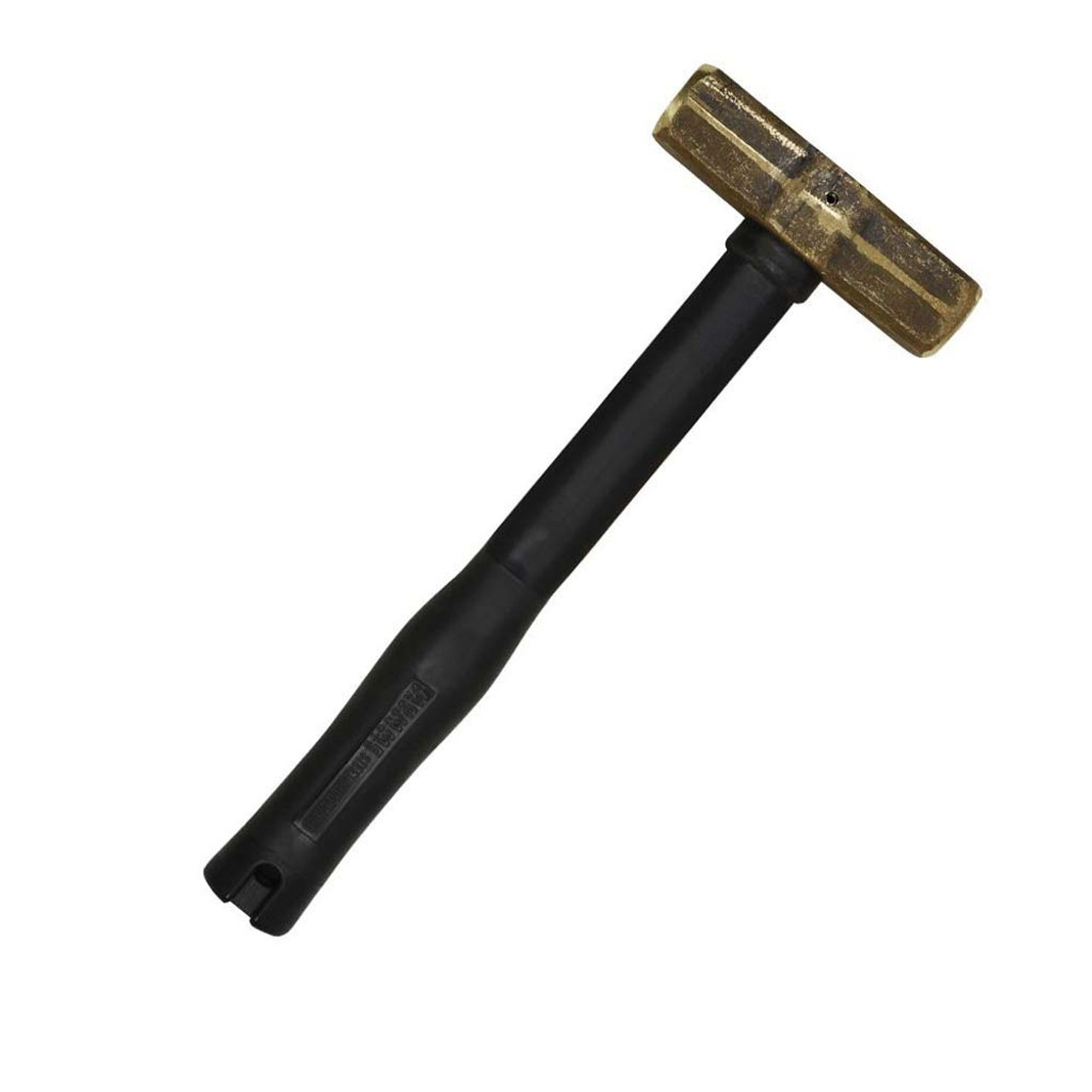 Brass Sledge Hammer, Rubber Handle, 7-Pound - Hi-Line Inc.