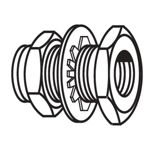 Bulkhead Coupling, Steel Hose Adapters