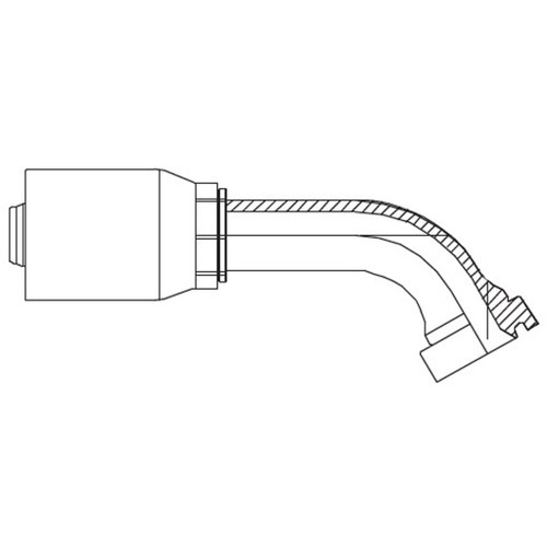 Cat-Flange - 60 deg Elbow, 4SP/6SP Series