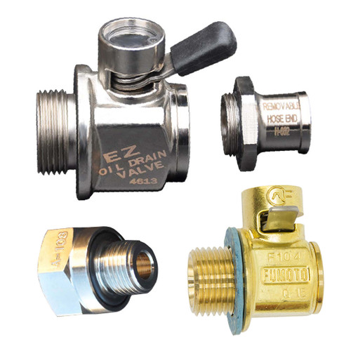 Engine Oil Drain Valves and Adapters