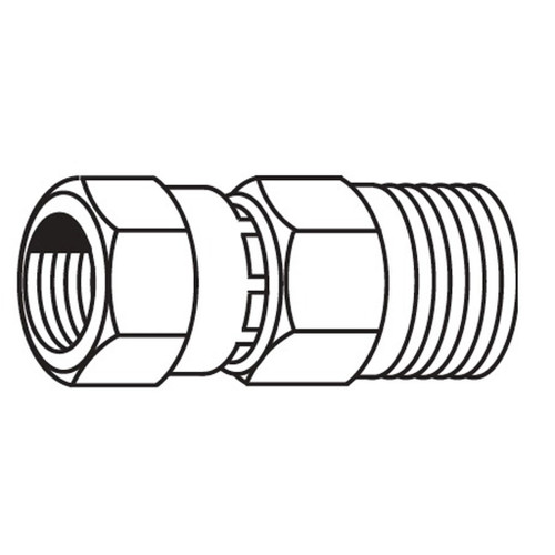 Female 37 deg SAE Swivel to Male BSP Parallel