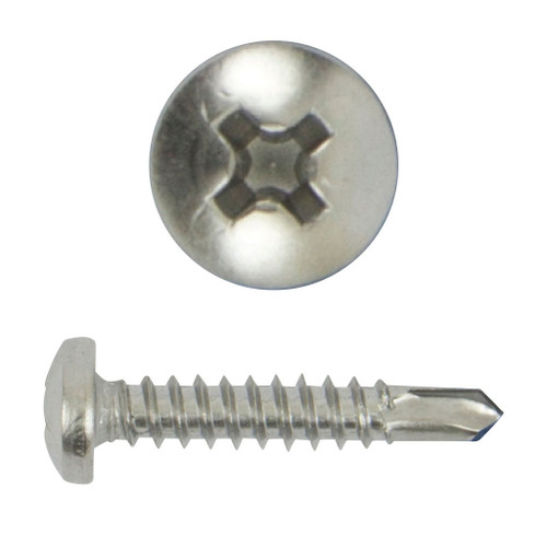 Phillips Pan Head Drill Point Screws, T-410