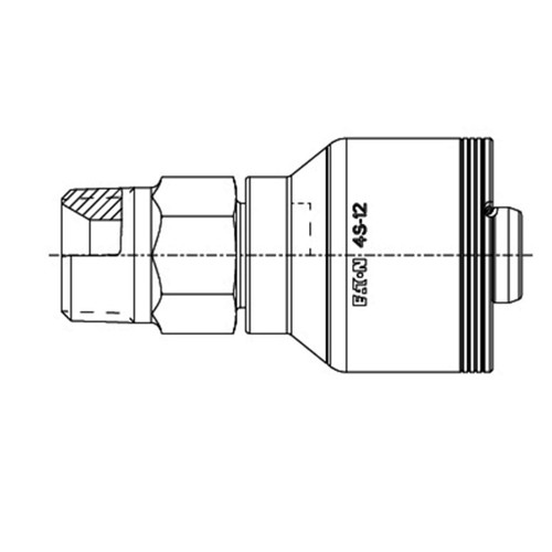 Male Pipe NPTF - Rigid (MP), Straight