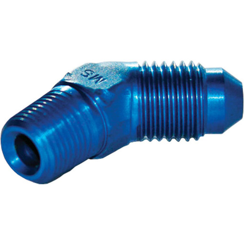 Pipe to 37 deg Flare 45 deg Elbow Aluminum