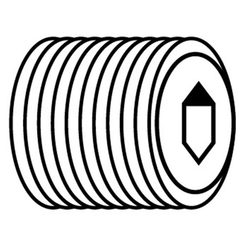 Hex Socket Plug, Steel Hose Adapters