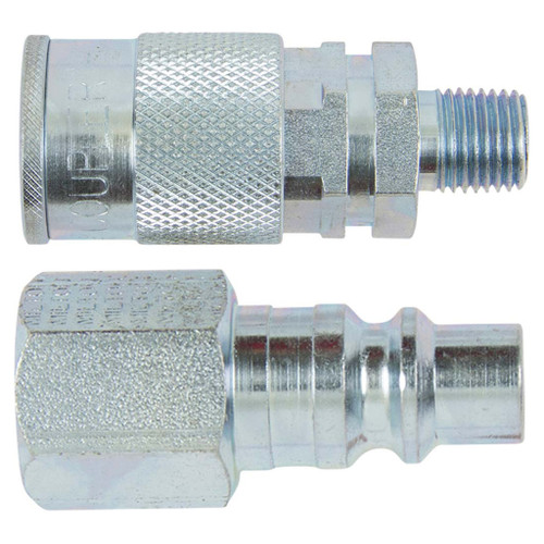 H-Style Couplers and Plugs, Industrial, 3/8 in