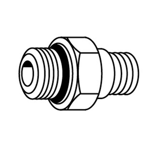 Male Straight Thread O-ring to Male Pipe Adapter