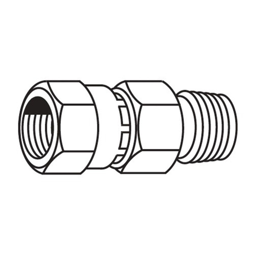 Female 37 deg SAE Swivel to Male BSP Tapered