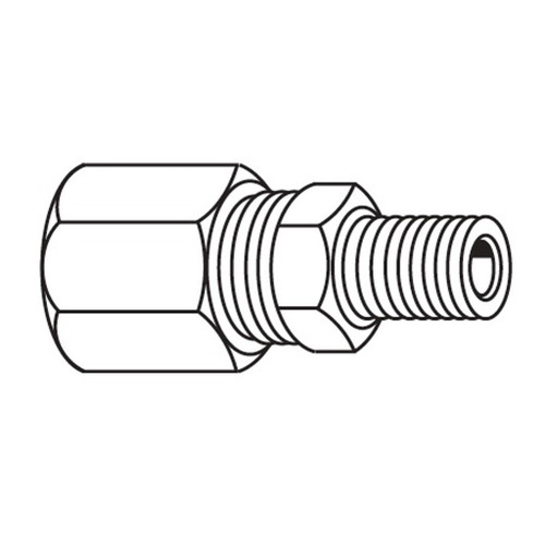 Male Connector, Flareless Ermeto
