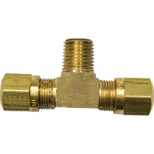 Male Branch Tee, Compression D.O.T. Air Brake