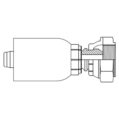 BSPP Swivel - Straight, 4SP/6SP Series