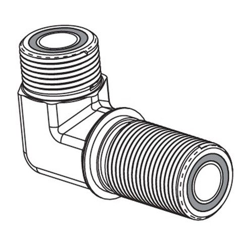 Bulkhead Union 90 deg Elbow, For-Seal