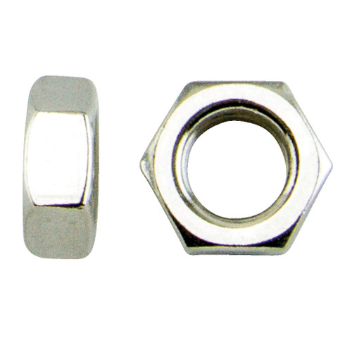 Hex Jam Nuts, 18-8 Stainless Steel
