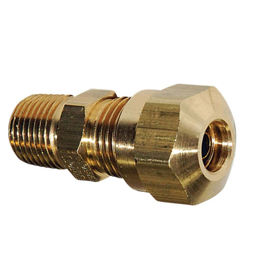 Male Connector, Compression D.O.T. Air Brake