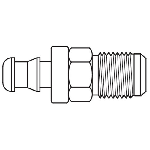 SAE 45 deg Flare Male Rigid, 100 'B' Series