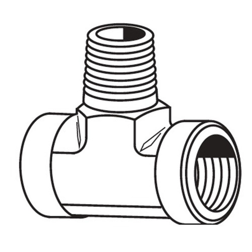 Male Branch Tee, Steel Hose Adapters