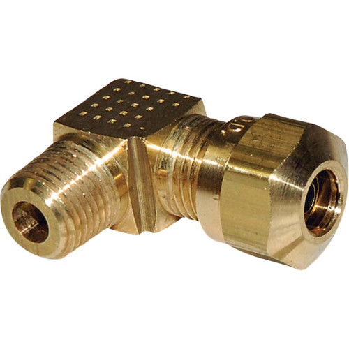90 deg Male Elbow, Compression D.O.T. Air Brake