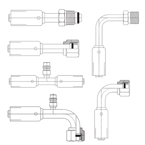 Coll-O-Crimp 757 'E' Series Hose Fitting