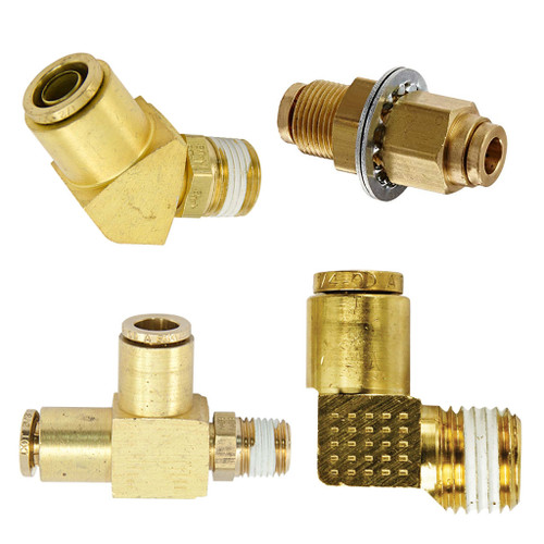 Brass Quick Connect D.O.T Air Brake Fittings