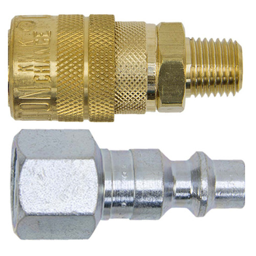 M-Style Couplers and Plugs, Industrial, 1/4 in