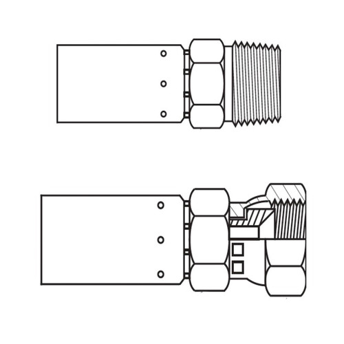 Coll-O-Crimp 'S' Series Hose Fitting