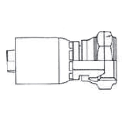 BSPP 60 deg Cone Female Swivel Straight