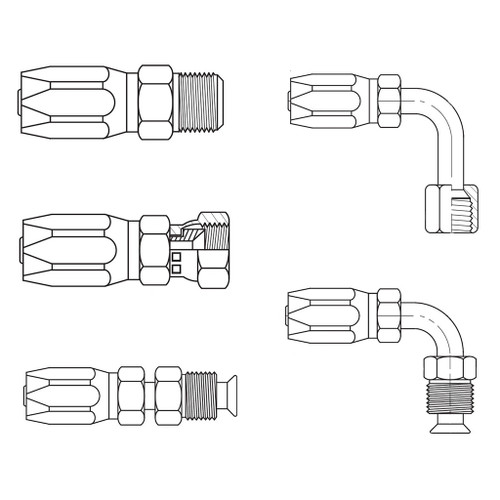 247 'N' Series, Field Attachable Hose Fittings