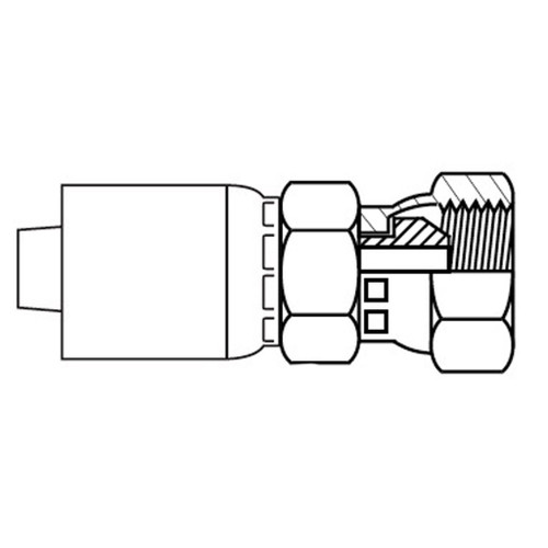 Female Straight Pipe Swivel (NPSM), 'Z' Series