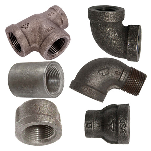 Schedule 40 Black and Galvanized Pipe Fittings