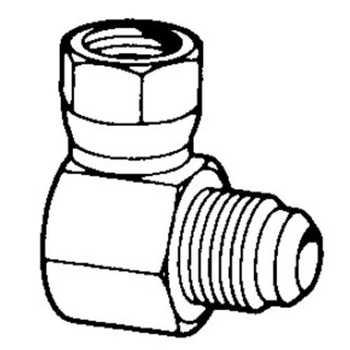90 d Elbow 45 deg SAE Female Swivel to 45 deg Male