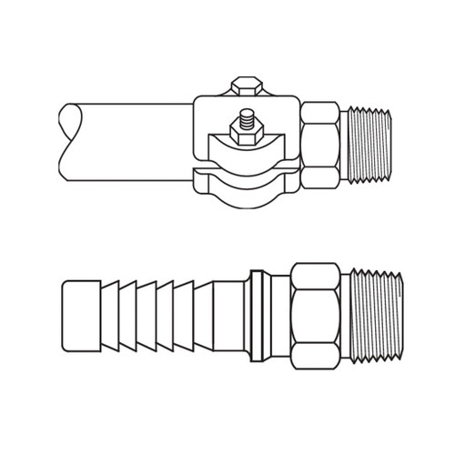 K' Series, Field Attachable Hose Fittings