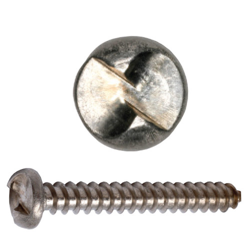 Round Hd One Way Slotted Screws, Tamper Resistent
