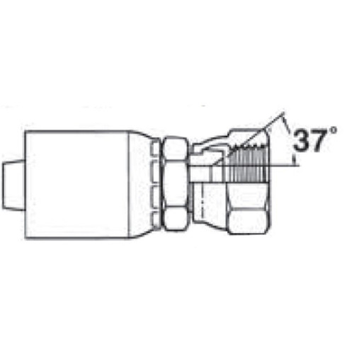 JIC 37 deg Female Swivel, 'Z' Series