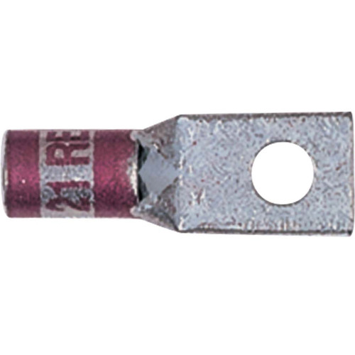 8 AWG, Single Hole, #10 Stud, (Red) Copper Industrial Lugs 8 AWG, Single Hole, #10 Stud, (Red) Copper Industrial Lugs