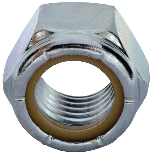 7/16"-14 Nylon Insert Lock Nut, Zinc Plated 7/16"-14 Nylon Insert Lock Nut, Zinc Plated