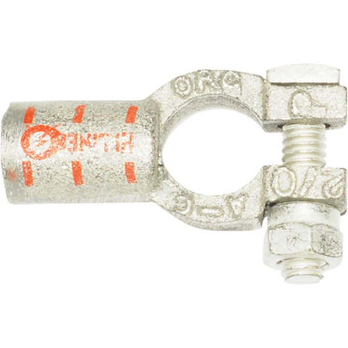 2/0 AWG, Positive, Straight, Battery Terminal Crimp-On 2/0 AWG, Positive, Straight, Battery Terminal Crimp-On