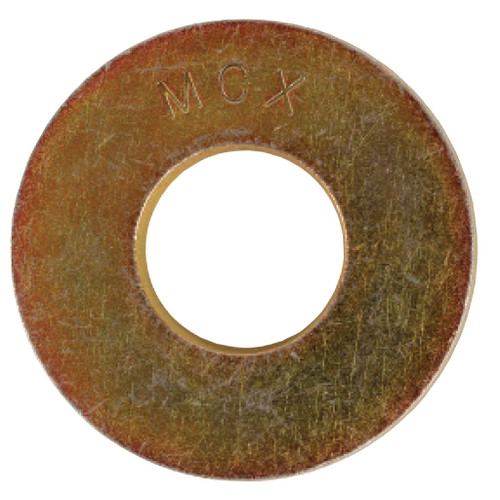 9/16" Extra Thick Flat Washer, Yellow Zinc, Grade 8 U.S.S.