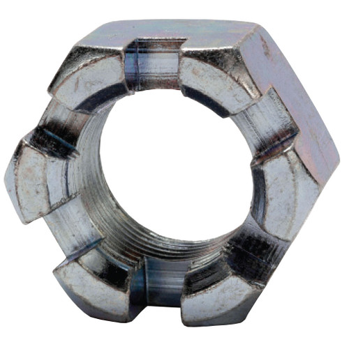 5/8"-11 Slotted Hex Nut, Zinc Plated 5/8"-11 Slotted Hex Nut, Zinc Plated