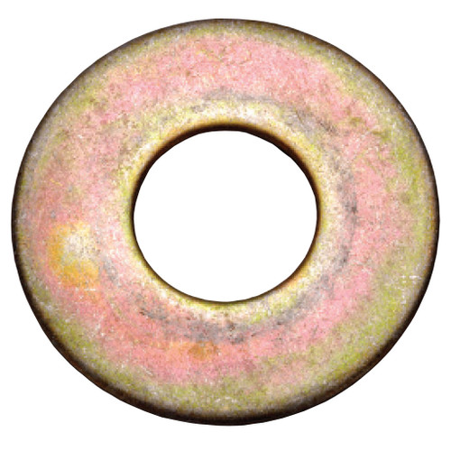 1/4" Flat Washer, Yellow Zinc Finish, Grade 8 U.S.S.
