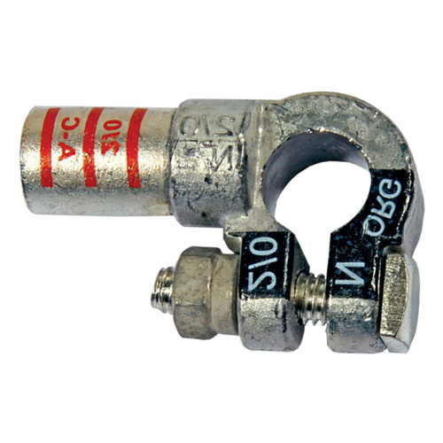 2/0, Negative, Left Elbow, ECO-MAX Pure Copper Battery Terminal 2/0, Negative, Left Elbow, ECO-MAX Pure Copper Battery Terminal