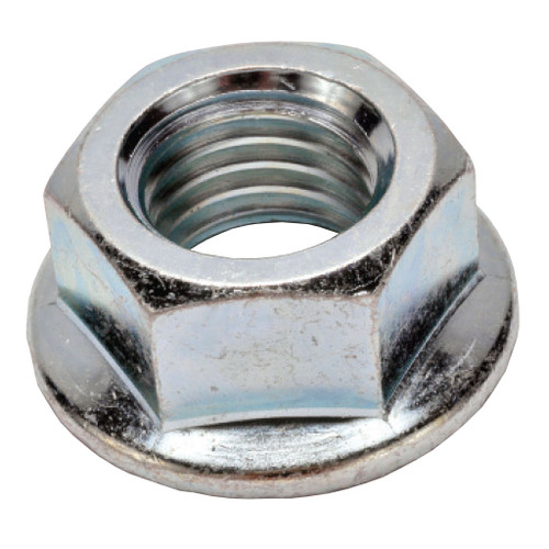 1/2"-13 Flanged Hex Nut, Zinc Plated 1/2"-13 Flanged Hex Nut, Zinc Plated