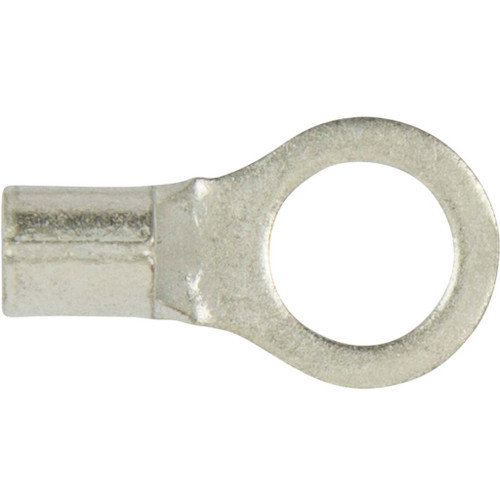 8 AWG, Ring, 3/8" (M9) Stud, Copper Non-Insulated Brazed Seam 8 AWG, Ring, 3/8" (M9) Stud, Copper Non-Insulated Brazed Seam