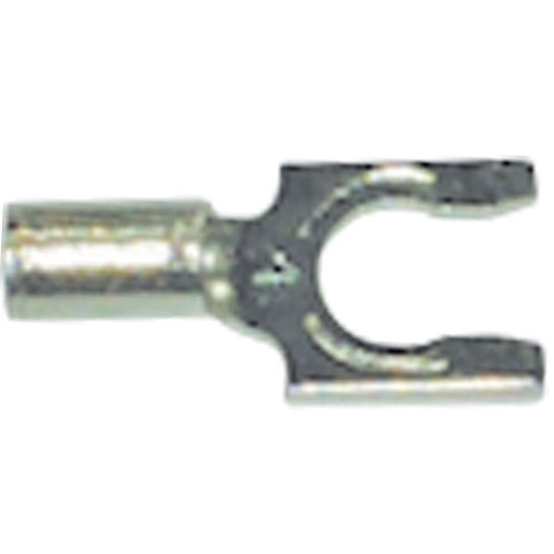 16-14 AWG, Fork, #10 Stud, Copper Non-Insulated Brazed Seam 16-14 AWG, Fork, #10 Stud, Copper Non-Insulated Brazed Seam