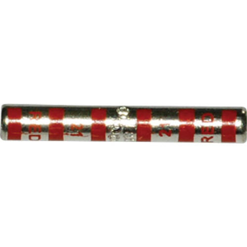 8 AWG, Butt Connector (Red), Copper Industrial Lugs 8 AWG, Butt Connector (Red), Copper Industrial Lugs