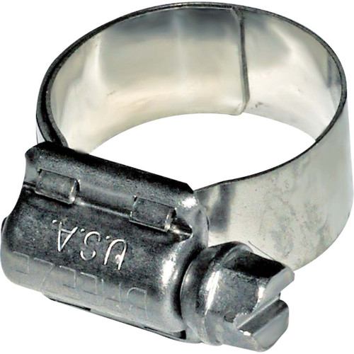 Size 006, 7/16 Min Dia., 25/32 Max Dia., Hose Clamps - 6209406